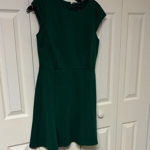 Ann Taylor Forest Green Mini Dress